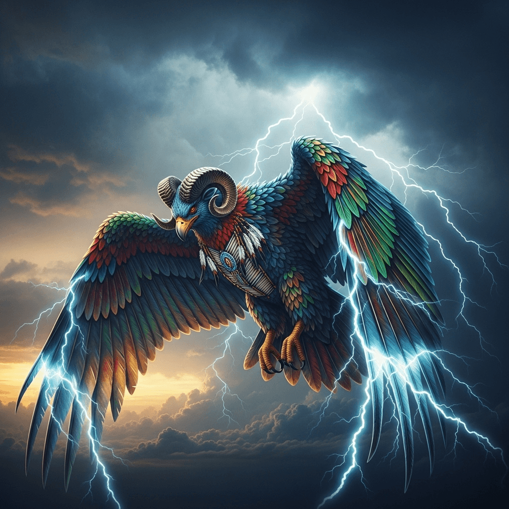 The Thunderbird of the Upper World, Animikii